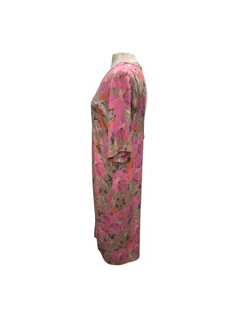 Saltwater Luxe Floral Open Back Maxi Dress Women’s Small Pink Boho Beachy - Picture 4 of 10